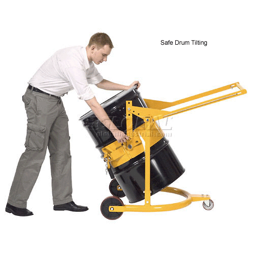 Global Industrial™ Mobile Drum Carrier for 55 Gallon Steel Drums - 800 Lb. Capacity