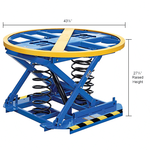 Global Industrial™ Spring-Actuated Pallet Carousel Skid Positioner