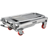 Global Industrial™ Stainless Steel Mobile Scissor Lift Table 27 x 17 - 400 Lb. Cap.