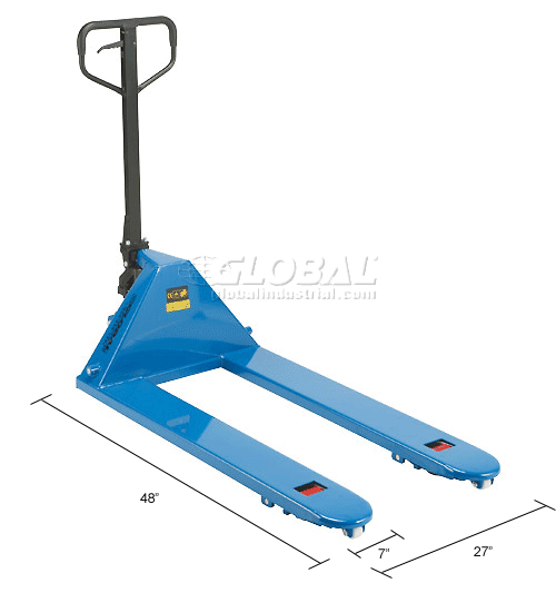 Global Industrial™ Dual-Direction Pallet Jack Truck 27 x 48 Forks 5000 Lb. Capacity